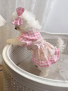Nouvelle Robe Tendance Printemps-Été 2026 pour Chien, Motif Princesse, en Polyester, Jupe Classique pour Chiot, Costume Floral pour Animaux de Compagnie - Product Image 5