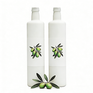 Bouteille en verre pour huile d'olive, huile <span class=keywords><strong>de</strong></span> camélia, huile <span class=keywords><strong>de</strong></span> <span class=keywords><strong>noix</strong></span>, 500 ml, 250 ml, 750 ml, blanc mat, noir, logo personnalisé, ronde, carrée, bouteille en verre comestible - Product Image 5
