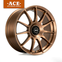 Jantes ACE Super Concaves 17*8.5j 17*10j PCD 5X112/5X120 4 Trous 5 Trous Jantes en Alliage pour Voitures Particulières
