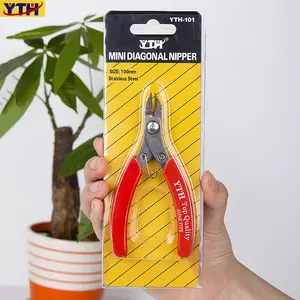 Hot sale YTH 101 Japan type model Wire Cutters Smooth Handle Crimping Mini Pliers Hand Tools Stripping Pliers