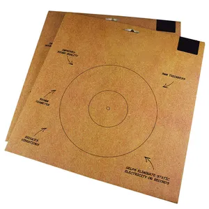 定制设计软木转盘留声机唱机光盘防静电餐垫包装信封袋