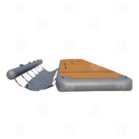Plateforme flottante pour kayak, plateforme gonflable en Drop Stitch, combinaison de tapis flottants pour embarcations