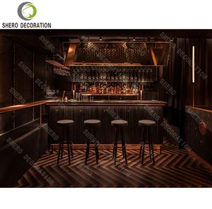 Conception de mobilier de luxe pour boîte de nuit, présentoir à bouteilles de vin durable sur mesure, comptoir de bar, ensemble de canapés pour boîte de nuit - Product Image 4