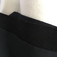 Tela Softshell de Poliéster de 320 g/m² de Buena Calidad, Elástica en 4 Direcciones, con Forro Polar, Resistente al Viento y con Protección UV para Chaquetas de Exterior