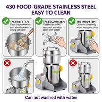 Penggiling Bumbu Kopi Tepung Moulinex Stainless Steel Dapur Rumah Tangga 500 Gram 32000r/Min