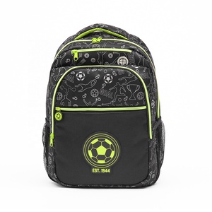 Retour à L'école de football impression Sac D'école de garçon de football impression école sac à dos - Product Image 1