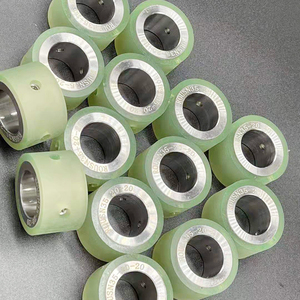 Настраиваемые ролики из алюминиевой нержавеющей стали, сверхпрочные силиконовые резиновые ролики, колеса 30A 50A 60A 90A 95A PU колеса - Product Image 2