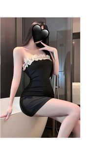 Elegante y Sexy Camisón de Satén con Espalda Descubierta, Estilo Clubwear, Vestido Mini Ajustado sin Mangas, Lencería para Mujer, Ropa de Dormir, en Oferta - Product Image 4