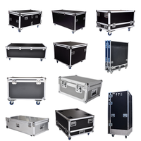 Boîte à outils de rangement imprimée personnalisée Flight Case DNP RX1 Imprimante Amplificateur Rack Case en alliage d'aluminium avec matériau EVA