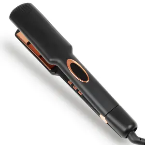 Professional Ionic Technology Planchas De Cabello Salon Infrared Electric Fast LCD Wide Pate Hair Straightener Flat ron