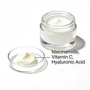 50g Beyazlatıcı Gündüz Kremi Parlaklaştırıcı Nemlendirici Yüz Kremi Işıltılı Bir Cilt İçin - Product Image 2