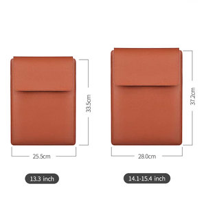<span class=keywords><strong>Sac</strong></span> avec logo personnalisé étui fin étanche en cuir PU 13 14 <span class=keywords><strong>15</strong></span> <span class=keywords><strong>pouces</strong></span> pour <span class=keywords><strong>ordinateur</strong></span> <span class=keywords><strong>portable</strong></span> housse de transport avec support tapis de souris pour Macbook - Product Image 3