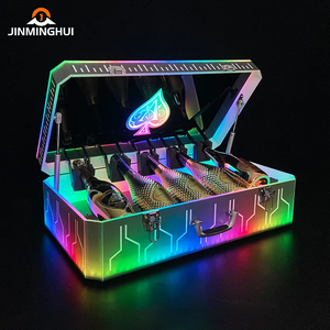 Biểu tượng tùy chỉnh VIP đông lạnh phong cách LED ánh sáng trường hợp Hộp 3 chai hiển thị Presenter glorifier cho quảng cáo biểu tượng tùy chỉnh hiển thị - Product Image 6