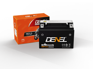 Batería de Plomo-Ácido para Motocicleta 6MF6.5L 12V6.5AH, Libre de Mantenimiento, Batería AGM, Repuesto para <span class=keywords><strong>Moto</strong></span> Bera 150 CC - Product Image 1