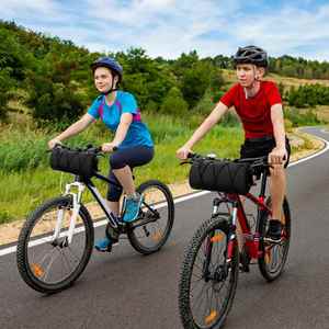 Sacoche de guidon tendance pour vélo VTT, cyclisme en extérieur, étanche, noir/vert, tailles 2L/5L - Product Image 5