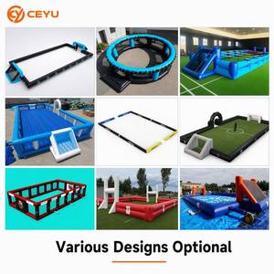 Ceyu Terrain de football gonflable géant 10x6.5m, Aire de jeu portable pour enfants et adultes, Location en gros - Product Image 2