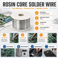 Kawat Solder Sn63 Pb37 6337 1.0mm 200g Inti Rosin Halus Basah untuk Servis Sirkuit Peralatan Gulungan Ekstra Cadangan