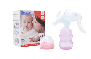 Extractor de leche manual con dispositivo de ordeño de silicona para la recolección de leche materna y el cuidado del bebé - Product Image 6