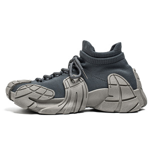 Zapatos de calcetín de cuero de lujo de primera calidad, con cordones, cómodos, antideslizantes, ligeros, informales, de estilo clásico y moderno. - Product Image 3