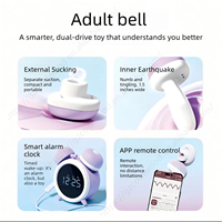 Neuer Lila Vibrator mit Weckerfunktion, Intelligente APP-Steuerung, Klitoris-Stimulation, Saugvibrator für Frauen, Masturbation Sexspielzeug