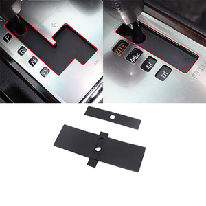 Pour Mitsubishi Pajero, revêtement de boîte de vitesses, feuille anti-poussière, V97 V93 V87, poignées de <span class=keywords><strong>frein</strong></span> à <span class=keywords><strong>main</strong></span> Pajero, colliers de levier de vitesses, couvre-intérieur - Product Image 2