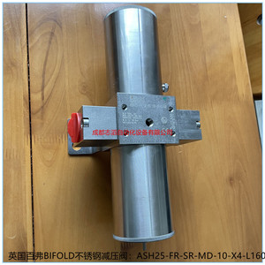 Vanne de réduction de pression à double clapet Ash25-Fr-Sr-Md-10-X4-L160 en acier inoxydable, raccord 1/2 pouce, commande manuelle - Product Image 2