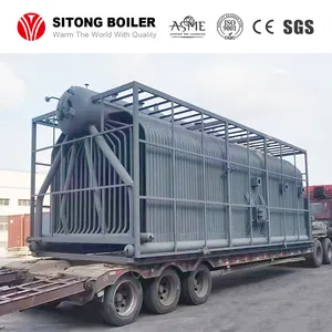 1000kg Chain Grate Industrial Wood Biomass Coal Rice Husk Fired Steam Boiler For Sale