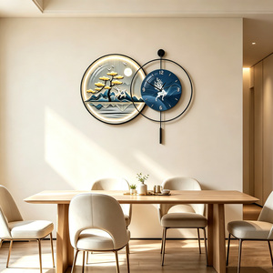<span class=keywords><strong>Orologio</strong></span> <span class=keywords><strong>da</strong></span> <span class=keywords><strong>Parete</strong></span> Decorativo di Lusso, <span class=keywords><strong>Orologio</strong></span> Estetico Moderno per Soggiorno e Sala <span class=keywords><strong>da</strong></span> Pranzo, <span class=keywords><strong>Orologio</strong></span> Artistico <span class=keywords><strong>da</strong></span> <span class=keywords><strong>Parete</strong></span> - Product Image 1