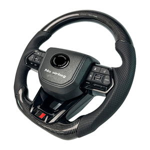 Para <span class=keywords><strong>Toyota</strong></span> Land Cruiser LC300 negro fibra de carbono exquisita mano de obra volante para <span class=keywords><strong>Toyota</strong></span> LC300 ventas directas de fábrica - Product Image 2