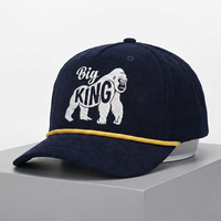 Casquette de baseball en coton OEM réglable 58-60CM pour logo personnalisé, programmes d'emballage et de réapprovisionnement