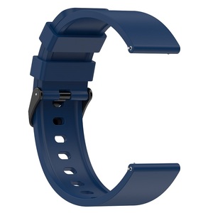 Correa de repuesto para reloj <span class=keywords><strong>Amazfit</strong></span> <span class=keywords><strong>Bip</strong></span> <span class=keywords><strong>3</strong></span>, correa de silicona con hebilla de Metal negra, estilo oficial - Product Image 5