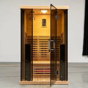 2 orang ruang Sauna inframerah WiFi pengendalian pintar terapi cahaya merah dengan Interior kayu Premium - Product Image 4