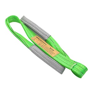 1 - 8 톤 컬러 코드 섬유 테이프 스트랩 리프팅 슬링 벨트 - Product Image 5