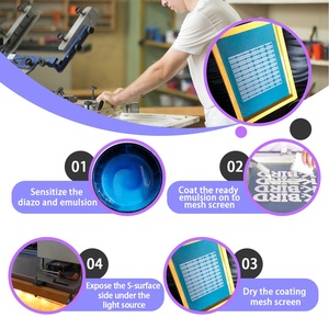 Nhũ Tương Nhạy Sáng Để Làm Lưới Màn Hình Sử Dụng Hình Ảnh Nhũ Tương Dựa Trên Nước Chụp Thời Gian Phơi Sáng - Product Image 3