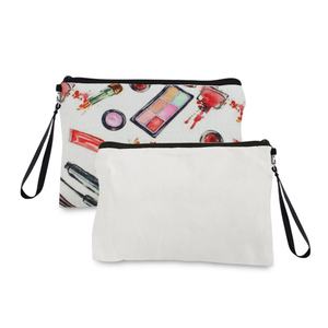 Bolsas de Cosméticos Personalizadas al por Mayor con Forro, Prácticas Bolsas de Maquillaje de Lino y Algodón para Sublimación para Mujer - Product Image 1