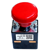 Bouton de déconnexion d'alimentation CC d'urgence ZDK31-400, interrupteur de coupure de batterie à charge lourde 400A pour système d'alimentation de chariot élévateur et de voiturette de golf