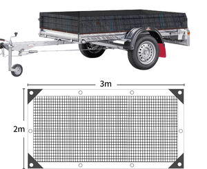 Custom Size <strong>Color</strong> HDPE+UV Heavy Duty 2*3m Fine Mesh Trailer <strong>Net</strong> with Cutting Service for Truck <strong>Cargo</strong> Protection - Product Image 2
