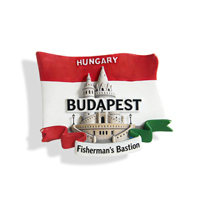 Imán para refrigerador de Bruselas, hecho a mano, de resina con logotipo personalizado, imanes de recuerdo de una sola casa de - Product Image 5