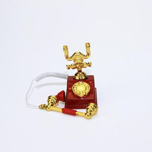 Téléphone vintage 1:12, miniature pour <span class=keywords><strong>maison</strong></span> de poupée, téléphone à l'ancienne, téléphone filaire pour la <span class=keywords><strong>maison</strong></span>, meubles pour accessoires de <span class=keywords><strong>maison</strong></span> de poupée - Product Image 2
