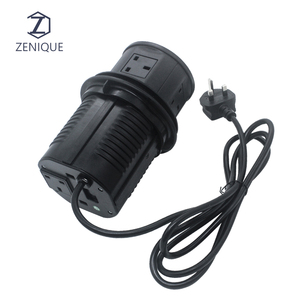 Hot Bán anh điện sạc không dây Hidden lõm điện máy tính để bàn Tabletop Glass Outlet đồ nội thất văn phòng nhà bếp bật lên ổ cắm - Product Image 5