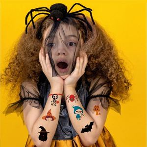 2025 Temporary Tattoo Sticker Festival Theme Halloween Waterproof Cartoon Transfer Tatto Sticker for Kids - Product Image 6
