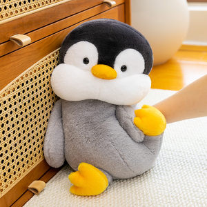 Venta al por Mayor de Peluches Redondos y Gorduchos de Animales: Panda Rojo, Pingüino, Cerdo, Oso Panda, Regalo para Niños, Decoración para Dormitorio y Sofá - Product Image 5
