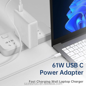 Adaptador de corriente de cargador <span class=keywords><strong>USB</strong></span> <span class=keywords><strong>C</strong></span> de 61W para <span class=keywords><strong>MacBook</strong></span> <span class=keywords><strong>Pro</strong></span> 13 12 pulgadas para <span class=keywords><strong>MacBook</strong></span> Incluye cable de carga de la red. - Product Image 4