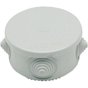 Round <b>Outdoor</b> Junction Box 50x80mm With <b>Cable</b> Gland Holes IP66 Waterproof Connector Accessory - Product Image 1
