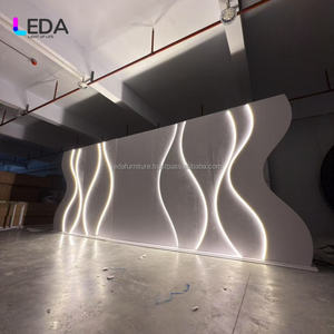 LEDA Hot Sale White Wedding <b>Stage</b> Backdrop <b>Props</b> with LED Lighting Perfect for Wedding Party Events - Product Image 2