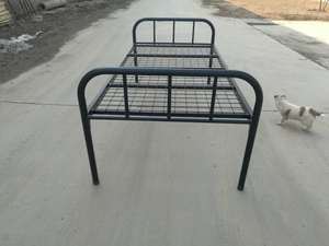 Hot Sale Adults and children Steel Metal <b>Single</b> Full Size <b>Bed</b> Frame Spring Minimalist Design Stable Bedroom Furniture for Hotel - Product Image 3