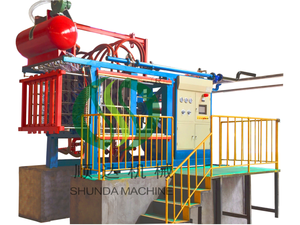 Machine de moulage de formes en polystyrène expansé (EPS) pour boîtes à poisson isolantes, blocs de mousse ICF en polystyrène léger, coffrages isolants en béton - Product Image 3