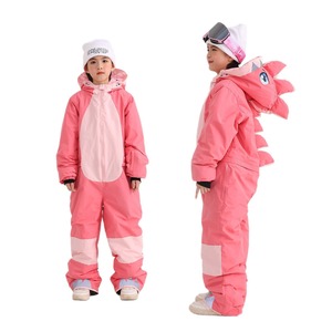 <span class=keywords><strong>Combinaison</strong></span> <span class=keywords><strong>de</strong></span> <span class=keywords><strong>ski</strong></span> à capuche pour enfants, garçons et filles, bébé, coupe-vent, chaude, motif <span class=keywords><strong>de</strong></span> dinosaure <span class=keywords><strong>de</strong></span> dessin animé pour hommes et femmes - Product Image 5