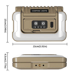 ไฟแคมป์ปิ้ง Y07 ไฟ LED ทำงานได้ 180 องศา พับได้ พร้อมขาตั้งกล้อง แบตเตอรี่ 2400mAh ใช้กลางแจ้ง - Product Image 3