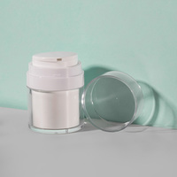 Flacons cosmétiques de luxe en plastique sous vide, vides, 15ml 30ml 50ml 100ml, avec pompe airless pour crème visage et stockage de lotion de soin